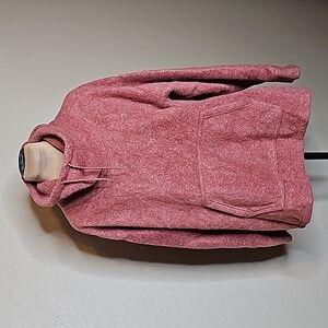 Nike Medium Funnel neck Fleece sherpa Sweatshirt blush pink rose